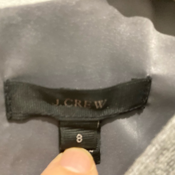J Crew size 8 grey wool dress - Picture 3 of 5